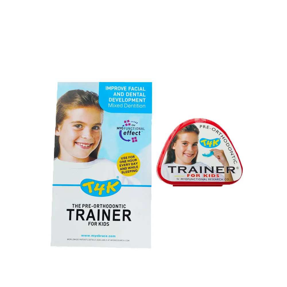 

Original Myobrace trainer T4K phase II red hard trainer APPLIANCE/dental teeth orthodontics mrc t4k trainer