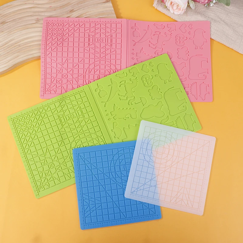 3D 인쇄 펜 실리콘 매트 DIY 크리 에이 티브 드로잉 템플릿 패드 내열성 손가락 슬리브 아트 도구 어린이를위한 크리스마스 선물