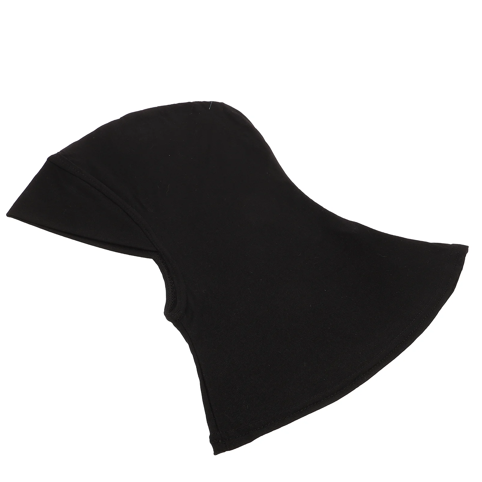 

Women Adjustable Muslim Hijab Neck Cover Scarf Bonnet Inner Hijab Full Cover Bone Lady Islamic Muslim Headwear (35x24cm, Black)