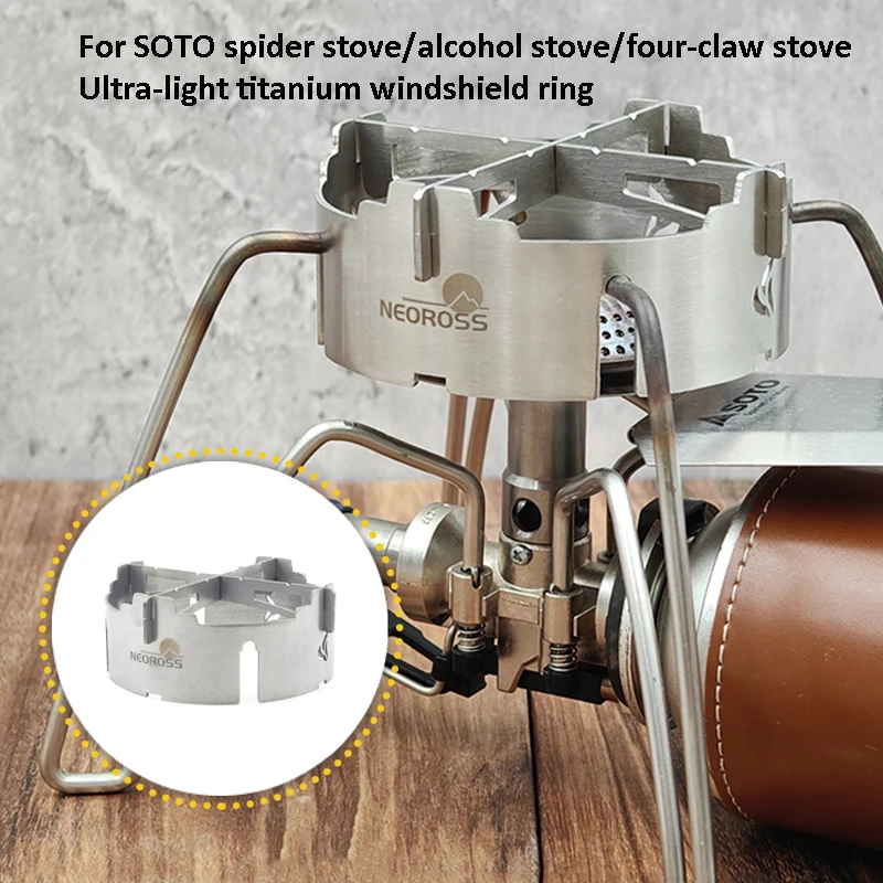 Camping Gas Burner Wind Shield for SOTO ST-310 ST-340 ST330 Alcohol Stove Rack Windscreen Spider Furnace Picnic Accessories