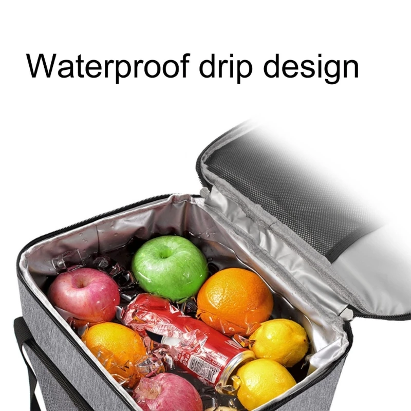 Thermal Bag Cool Bag Insulated Bag Large Capacity Cooling Bag Bag Picnics Bag for Food Transport Camping