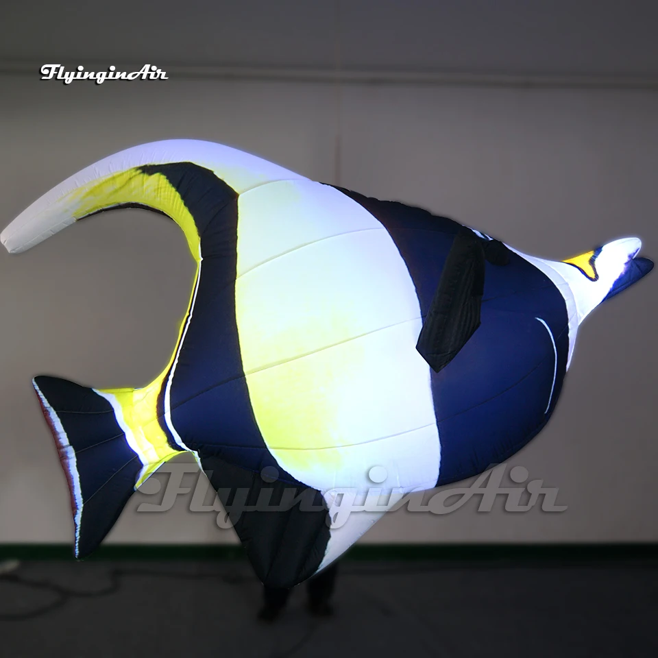 

Симпатичная светодиодный ализированная светодиодная надувная лампа, модель тропической рыбы с воздушным выдувом 2 м для украшения обевечерние