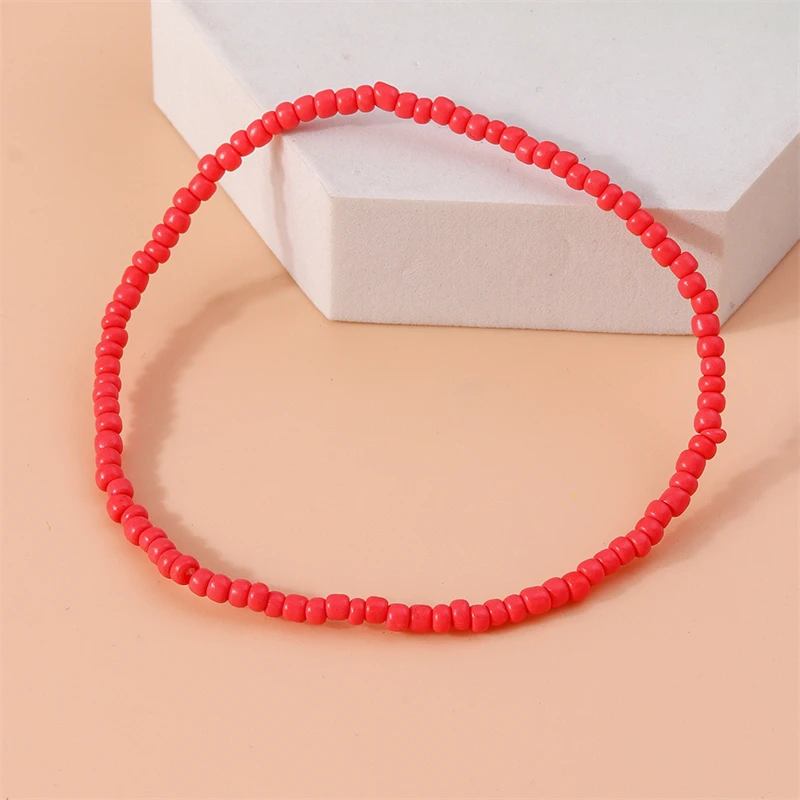 Mode handgemachte bunte Perlen Fußkettchen Sommers trand auf Bein Fuß kette Armband Fußkettchen Frauen Mädchen Urlaub Schmuck Geschenke – Detail 6