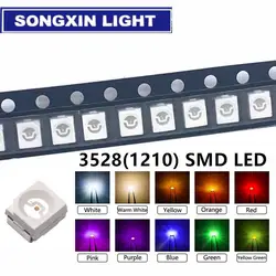Vibrant Multicolor SMD LED Diode Kit - 100pcs Assorted Colors (PURPLE)