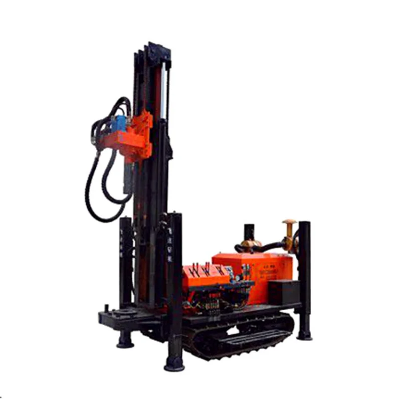 Yg Prezzo Favorevole Diesel Enginee Motor Water Well Drilling Rig Machine Deep Borehole Drill Rig Construction Equipment In Vendita