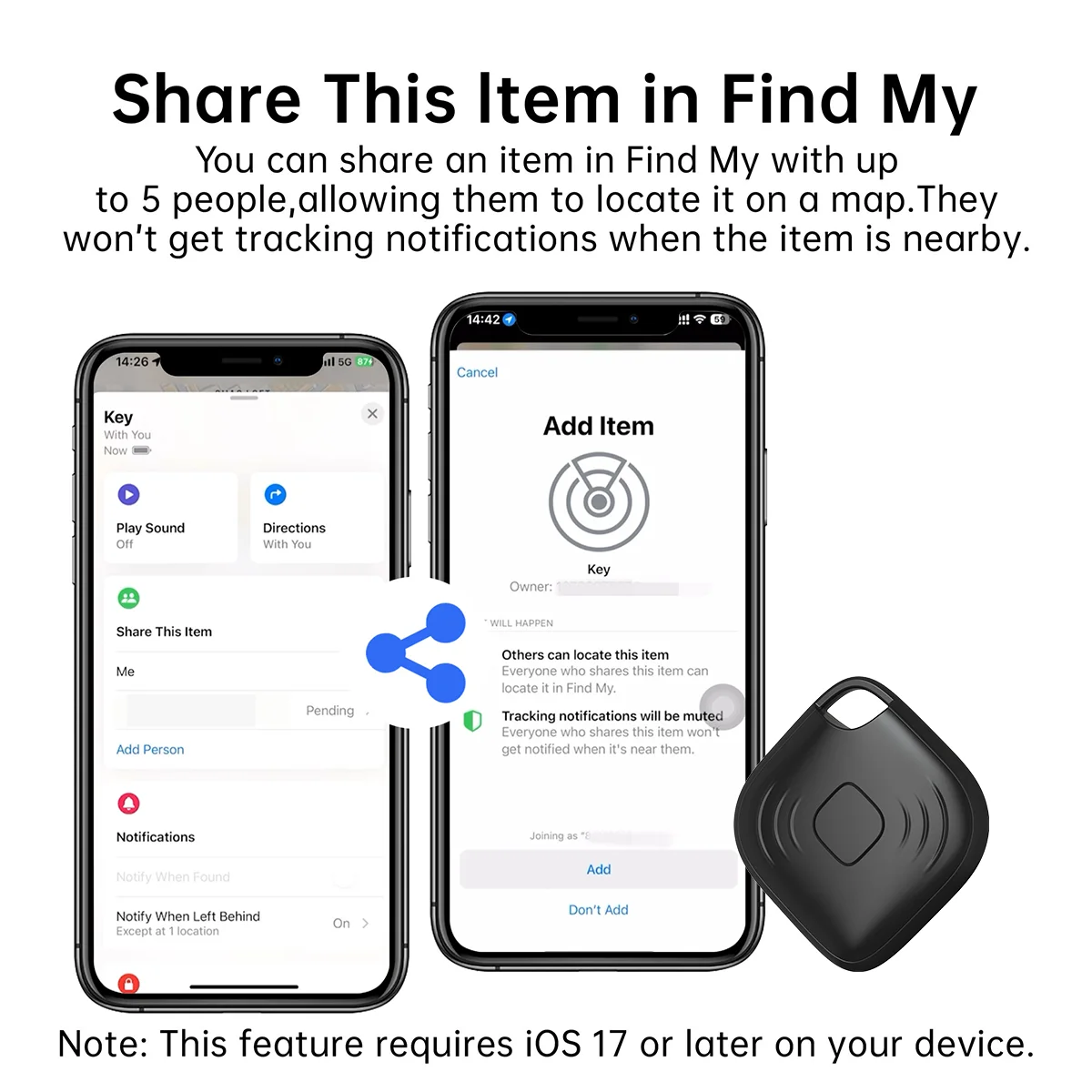 Mini Anti-Lost Tracking Device Bluetooth Tracker Key/Wallet/Bag Finder Locator S
