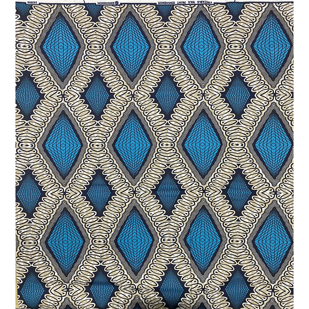 Elegant African Ankara Printed Batik Fabric Handmade DIY Material Real Batik African Fabric Polyester for C