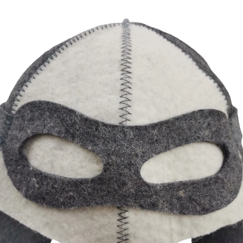 Pilot Aviator Perfect Sauna Hat Made of Wool Felt Sauna Hat Men's Headwear - Sauna Gifts for Men 3