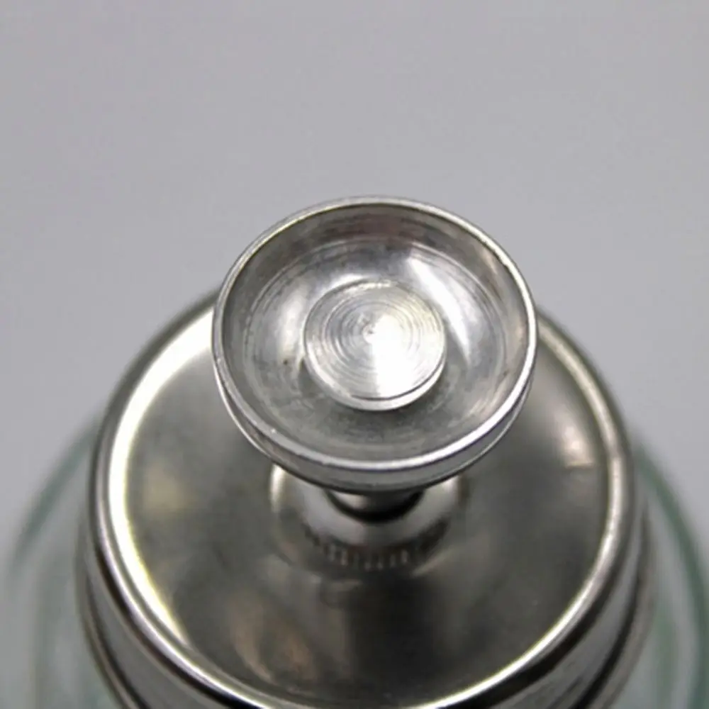 Pumpspender aus Glas nach unten drücken, 180 ml, korrosionsbeständig, klare, nachfüllbare Flasche, klare, multifunktionale Flüssigkeitspumpen-Spenderflasche – Detail 3