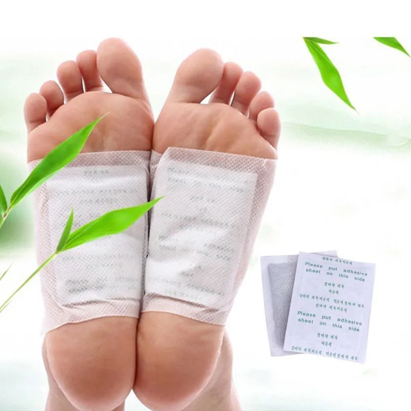 

20/50/100PCS/lot Detox Foot Patch Bamboo Pads With Adhersive Foot Care Tool Improve Sleep Slimming Foot sticker Health Care