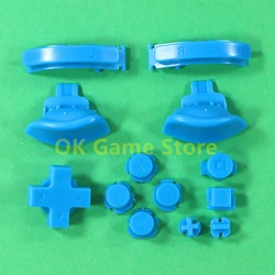 Enhanced Replacement Button Set for Switch Lite Controllers - Complete ABXY, D - Pad, and Trigger Buttons (Blue)