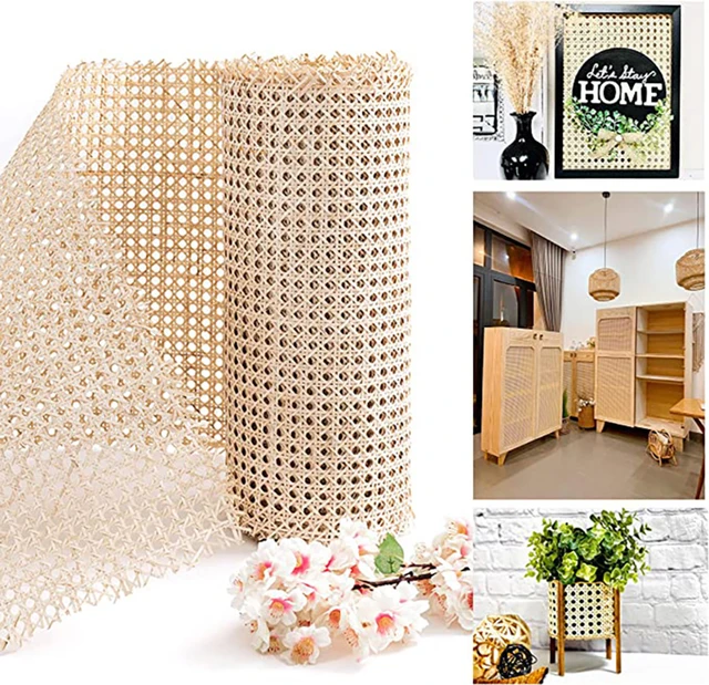 Natural Rattan Indonesian Cane Webbing Roll Material for Furniture