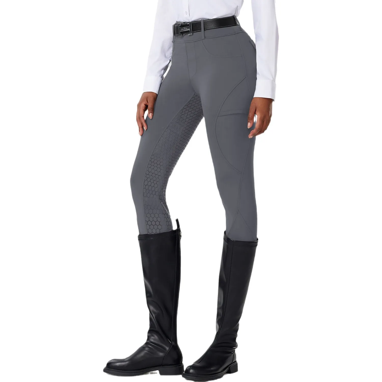 Four Seasons Breeches Women's professional equestrian sports pants riding silicone anti-slip pants wear-resistant high-elastic 2