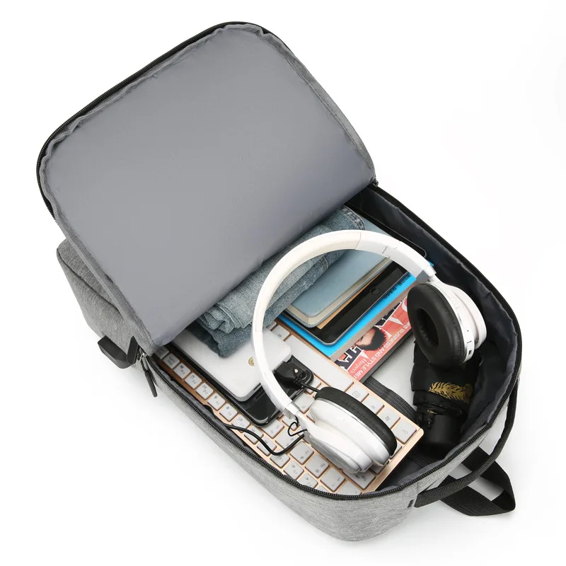 Men's Waterproof Backpack USB School Backpack 15.6 Inch Laptop Backpack Male Book Bag Bagpacks Men Stylish Back Pack 4