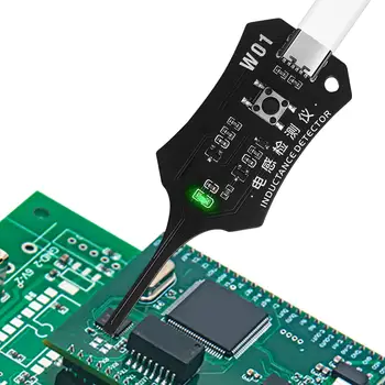 Tester di Induttanza ad Alta Sensibilità, Rilevatore Leggero per Circuiti Elettronici, Analizzatore di Induttori per Officine Auto, Casa, Automobili