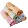 HappyFlute 120*110CM Digital Plain Bamboo Cotton 2Layer Comfortable Muslin Swaddle High Quality Wrap For Newborn Baby 1