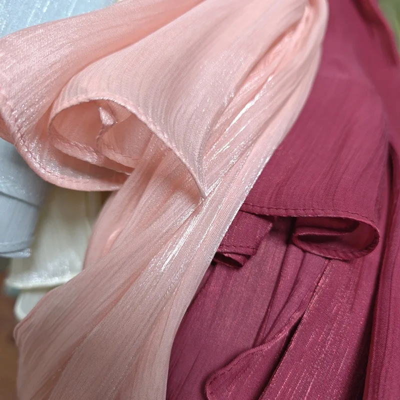 Premium Silk Hijab Scarf Breathable Cool Island Satin Elegant Silk Veil Muslim Hijab Shiny Silk Shawl Women's Scarves Tippet