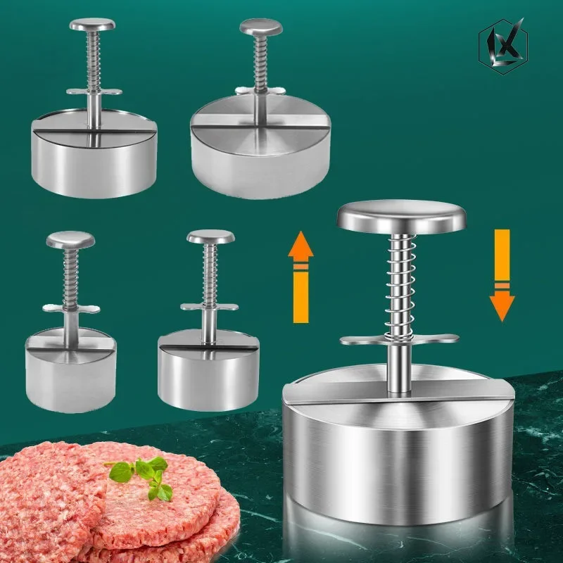 

Hamburger Press Hamburger Patty Maker 304 Stainless Steel Non-Stick Burger Press for Making Meat Patties and Thin Burgers