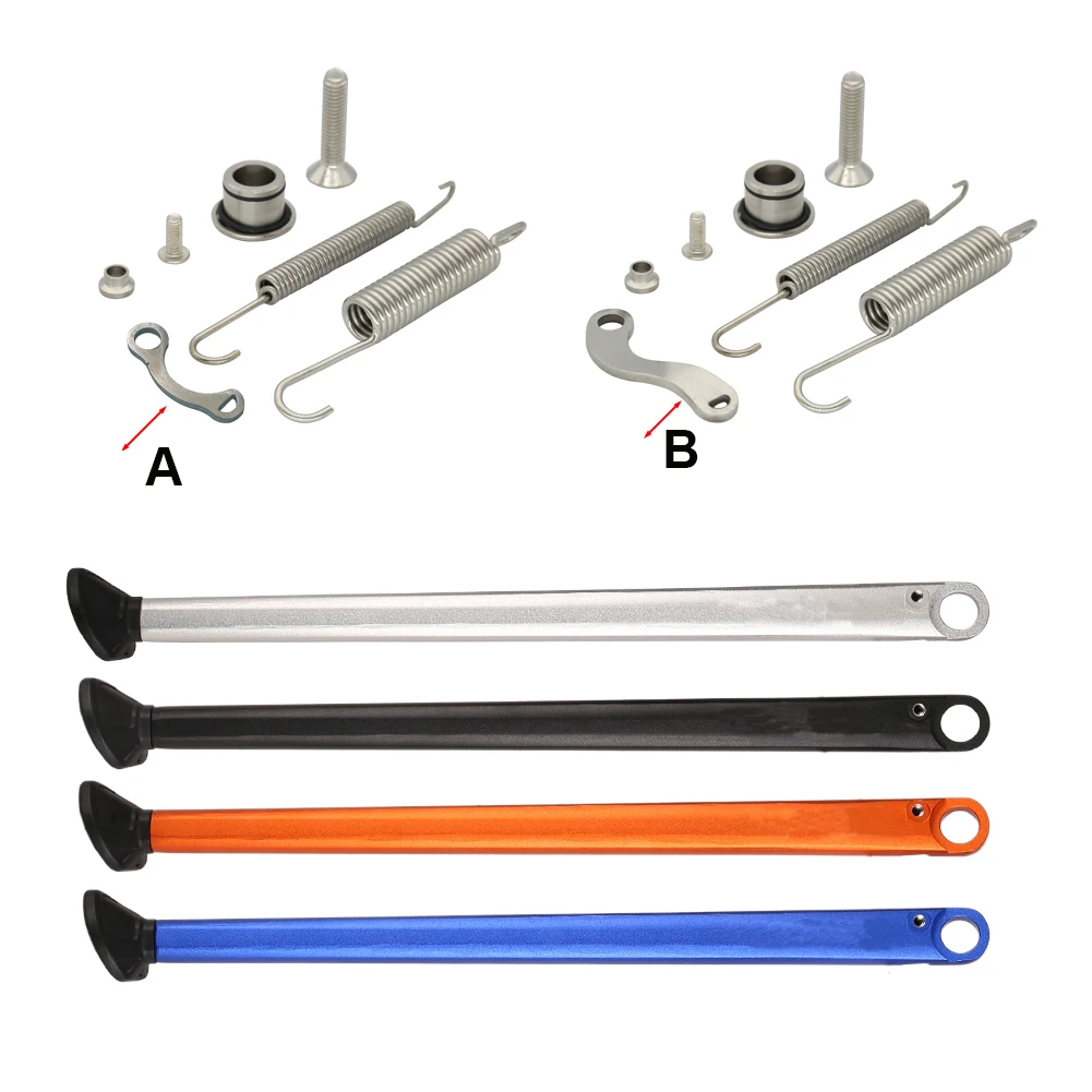 Motorcycle Kickstand Parking Side Stand With Spring Kit For KTM XC XCW XCF XCFW EXC EXCF 2008-For Husqvarna TE FE TX FX FS 2012 -