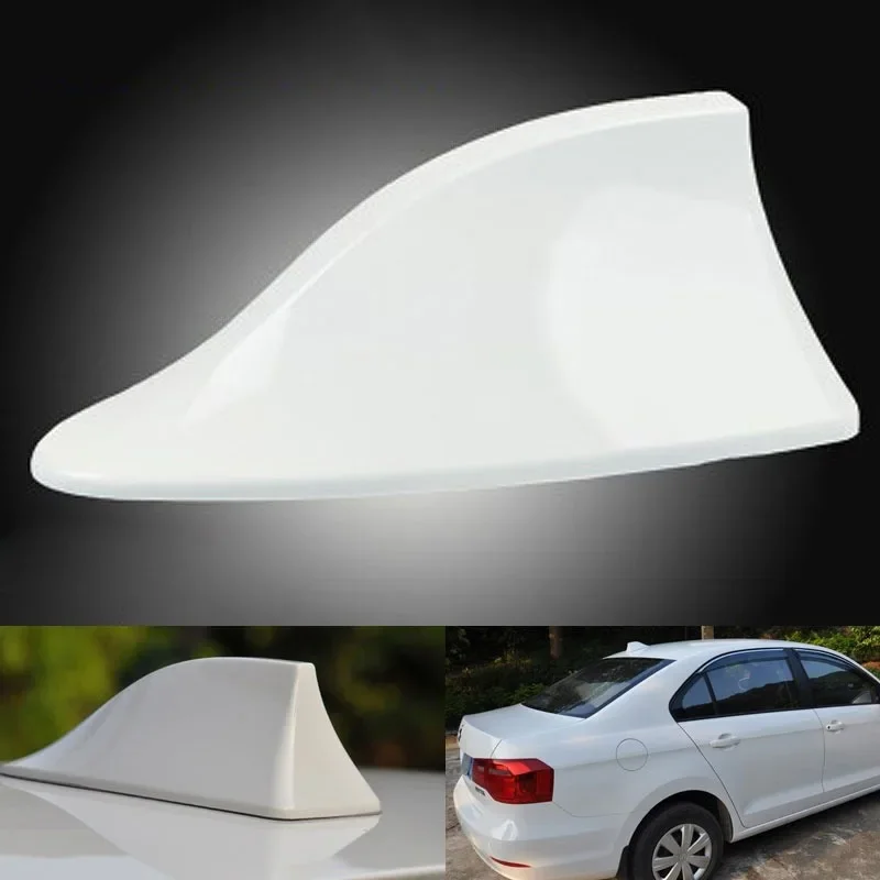 Sleek Auto Shark Fin Antenna for Enhanced Radio FM Signal Reception & Stylish Exterior Upgrade