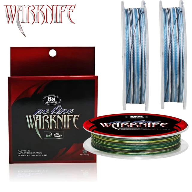 Warknife 150m X8 6-300lb Braided Fishing Line PE Carp Fishing