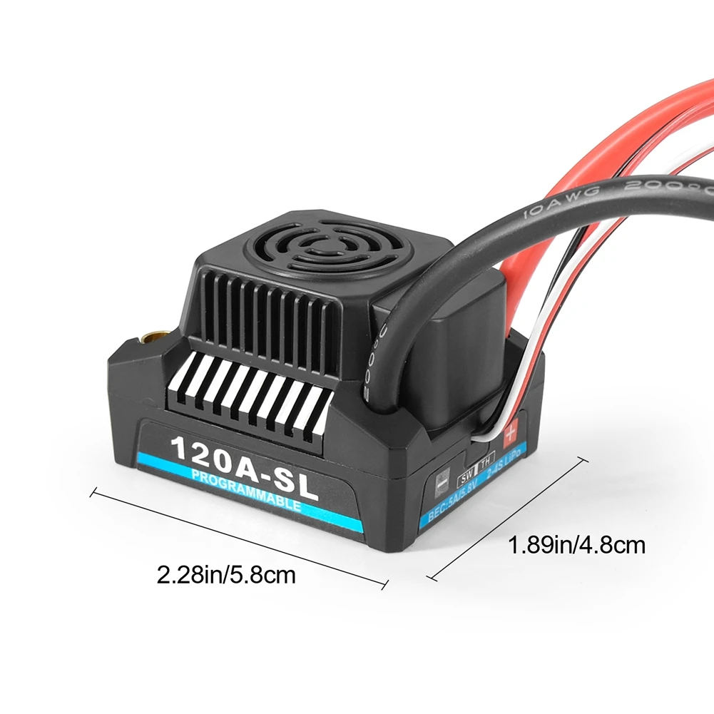 ESC étanche sans balais 150A 6S pour voiture RC 1/8 1/10