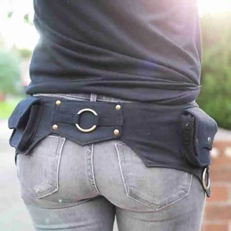 Women Waist Bag Designed For Females Outdoor Sporting Travelling Hip-Hop Belt Or Style Bag Money Street Waist Bag