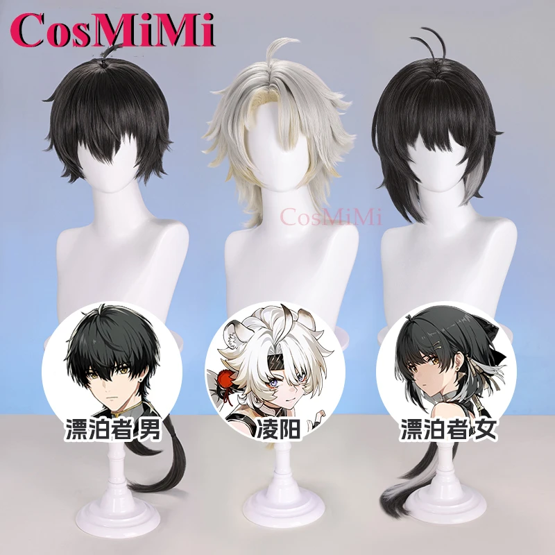 

CosMiMi Hot Game Wuthering Waves Lingyang/Men Rover/Women Rover Wigs Cosplay Fashion Gradient Fluffy Wigs Role Play Accessories