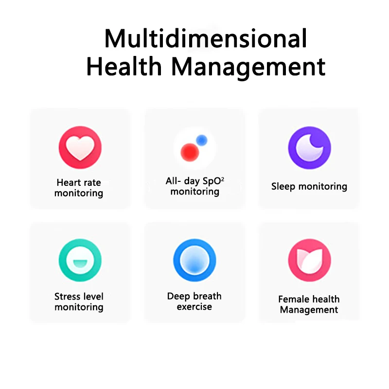 Global Version Xiaomi Smart Band 8 Mi Bracelet 7 Color AMOLED Screen Blood Oxygen Bluetooth Waterproof Miband Wrist Sport Watch 3