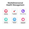 Global Version Xiaomi Smart Band 8 Mi Bracelet 7 Color AMOLED Screen Blood Oxygen Bluetooth Waterproof Miband Wrist Sport Watch 3