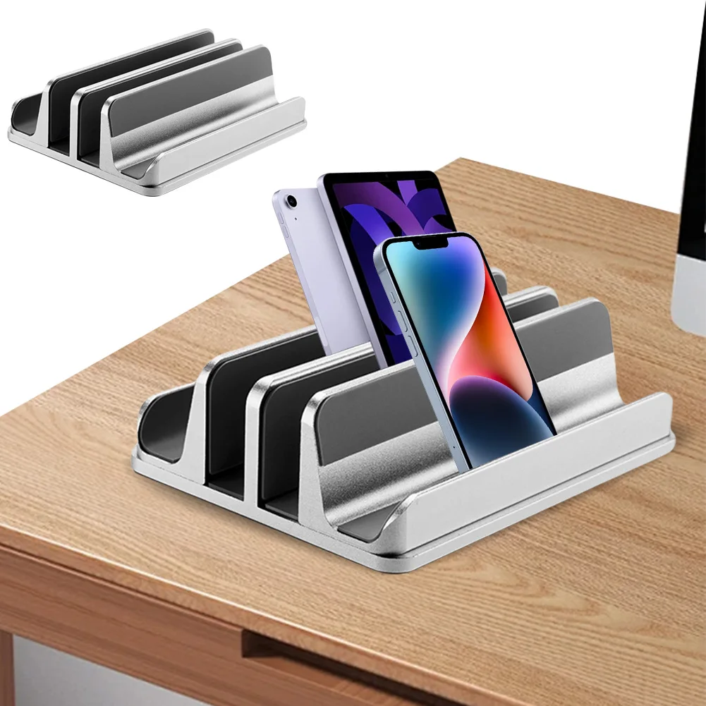 수직형 노트북 스탠드 조절 가능한 데스크 노트북 홀더 맥북/델/HP/서피스용 ..