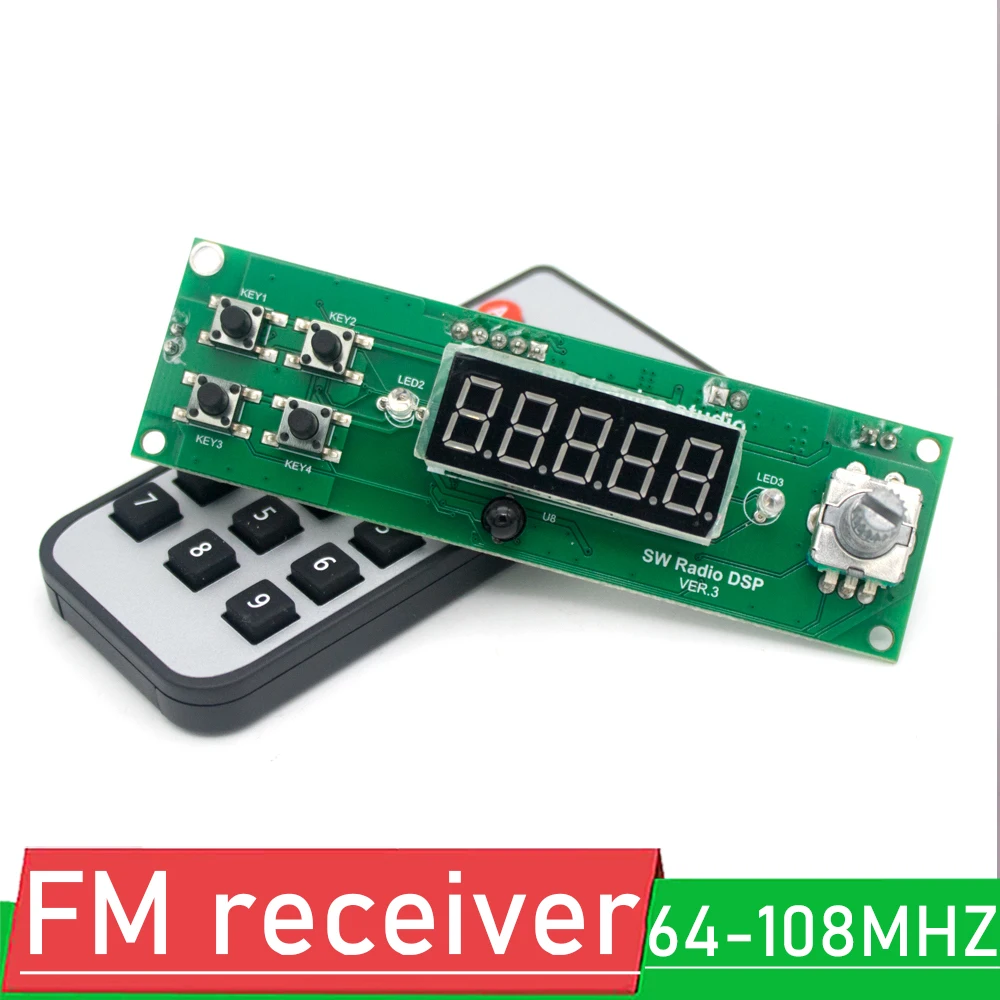 AM SW FM Shortwave fullband FM radio receiver board module PLL DSP Digital Tuned stereo audio