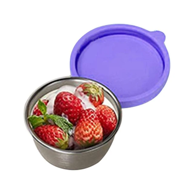 Stainless Steel Small Container Condiments  Steels Lids Containers  Dressings - 6pcs - Aliexpress