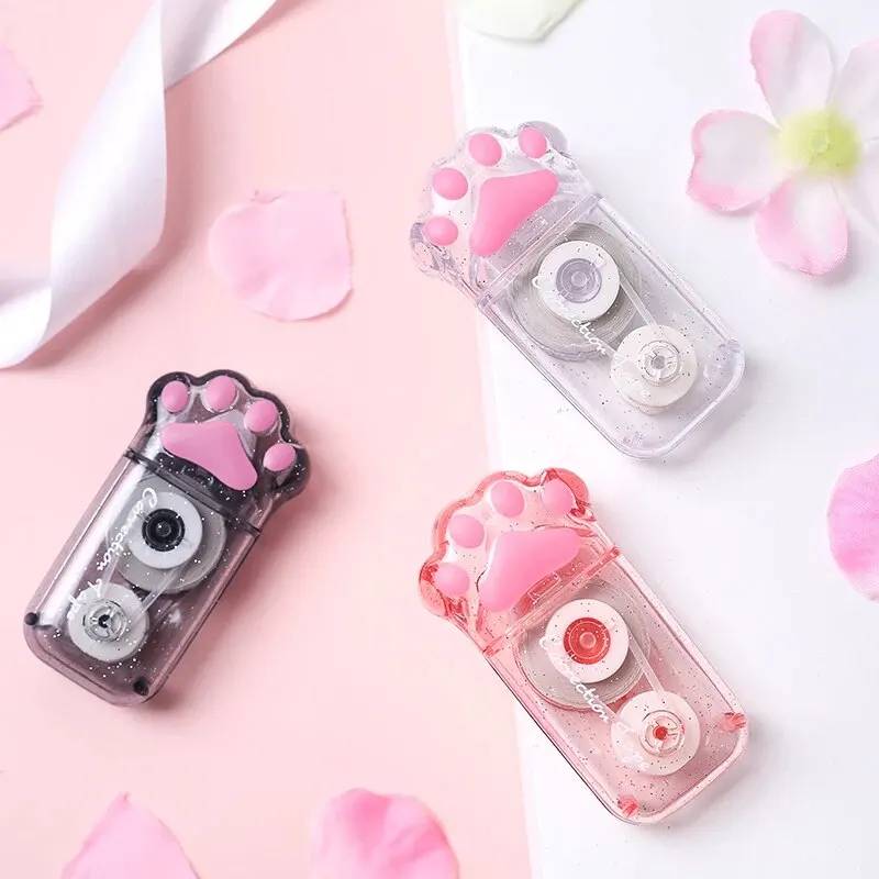 18M Big Capacity Creative Cute Cat Claw Correction Tape Student Kawaii Supplies correction tape