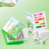 Vendeeni – ensemble de vernis Gel d'été végétalien à haut pigment, boîte OEM, marque privée gratuite, TPO HEMA 36 couleurs, Collection de vernis à ongles Gel néon 1