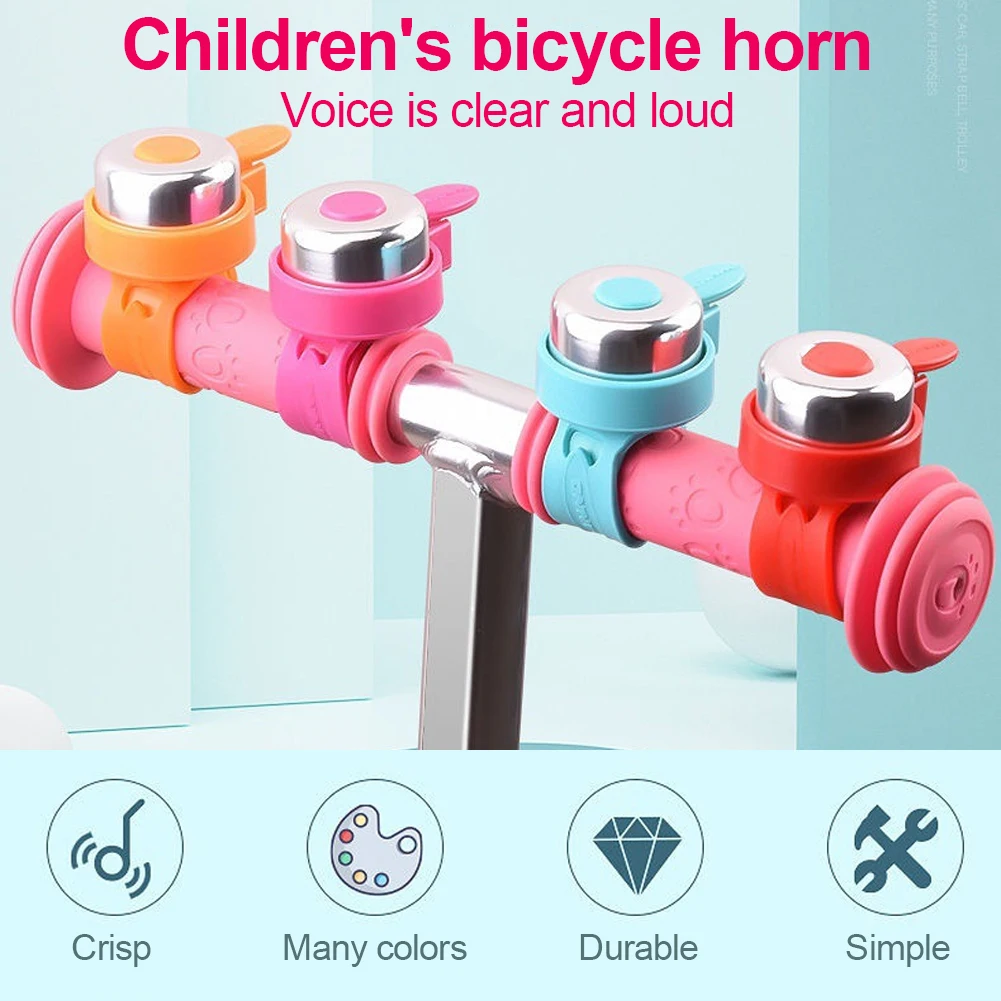 PC Baby Scooter Bell Lovely Kids Bike Bell Strap Bicycle Funny Accessory