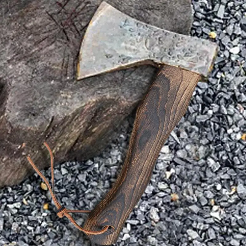 Wood Hatchet Handle Wooden Axe Replacement Handle Short Hatchet Ax Handle Grip Camping Part Hammer Tools 5