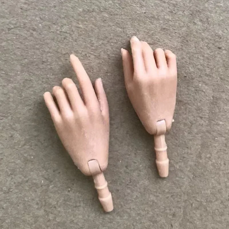 Universal 1/6 Doll Hands DIY Doll Decors Fashion Gesture Doll Hands Feet Accessories White Beige Color Doll Parts Girl Gifts Toy