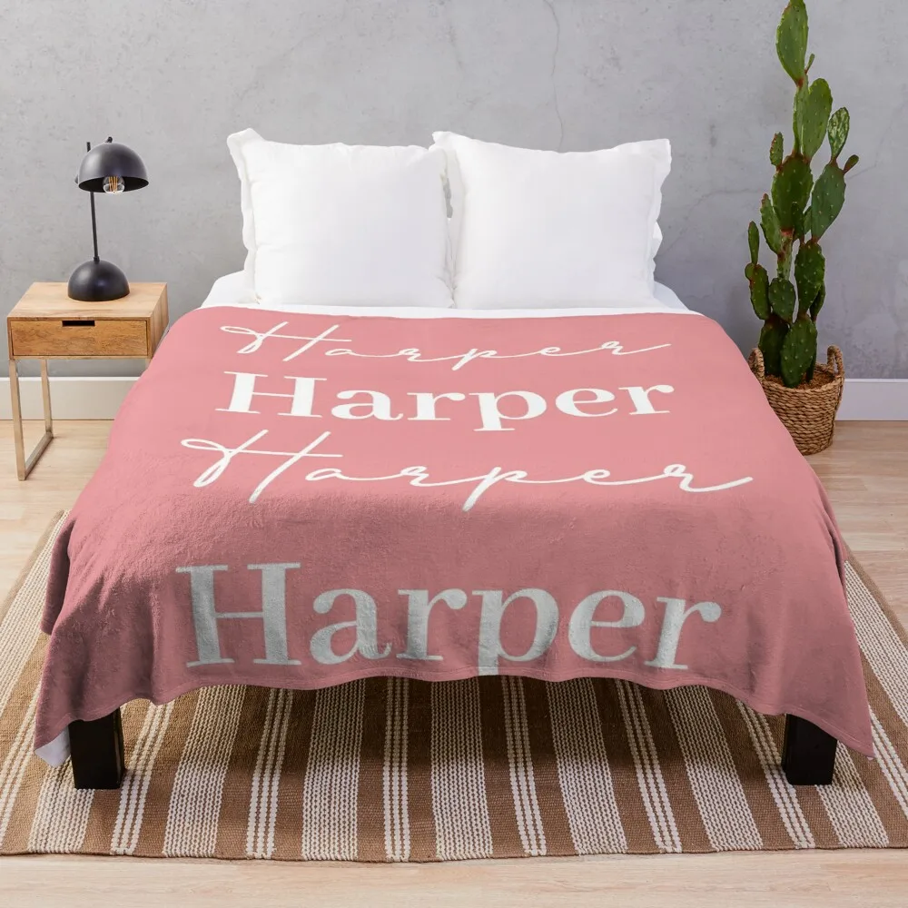 

Harper Beauty Typo Gift Throw Blanket Extra Large Blanket