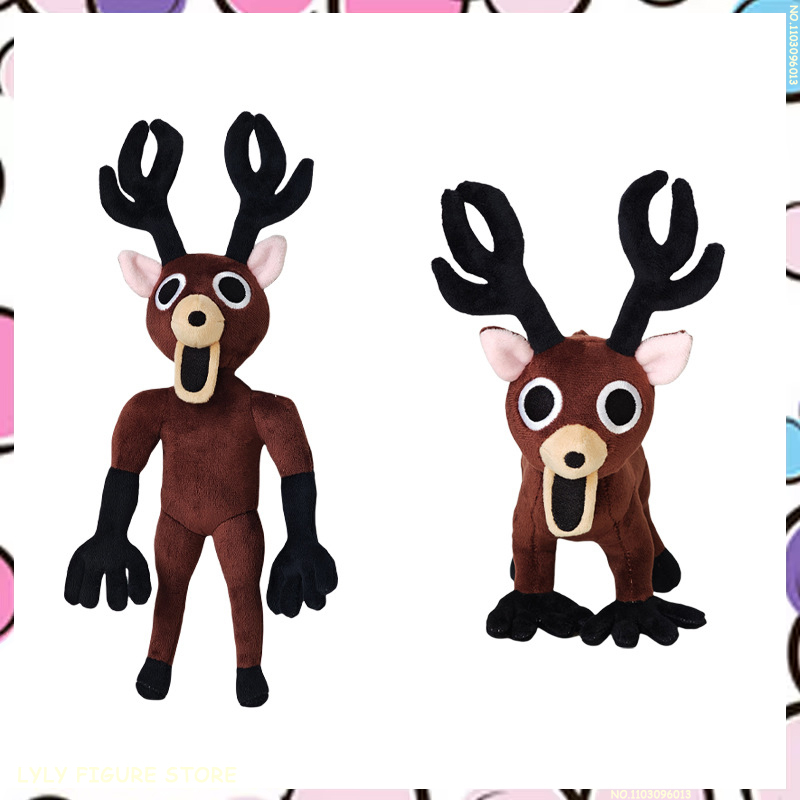 New 99 Nights Horror Game Elk Plush Toy In A 99-Night Anime Plushies Stuffed Animals Doll Decoration Gifts
