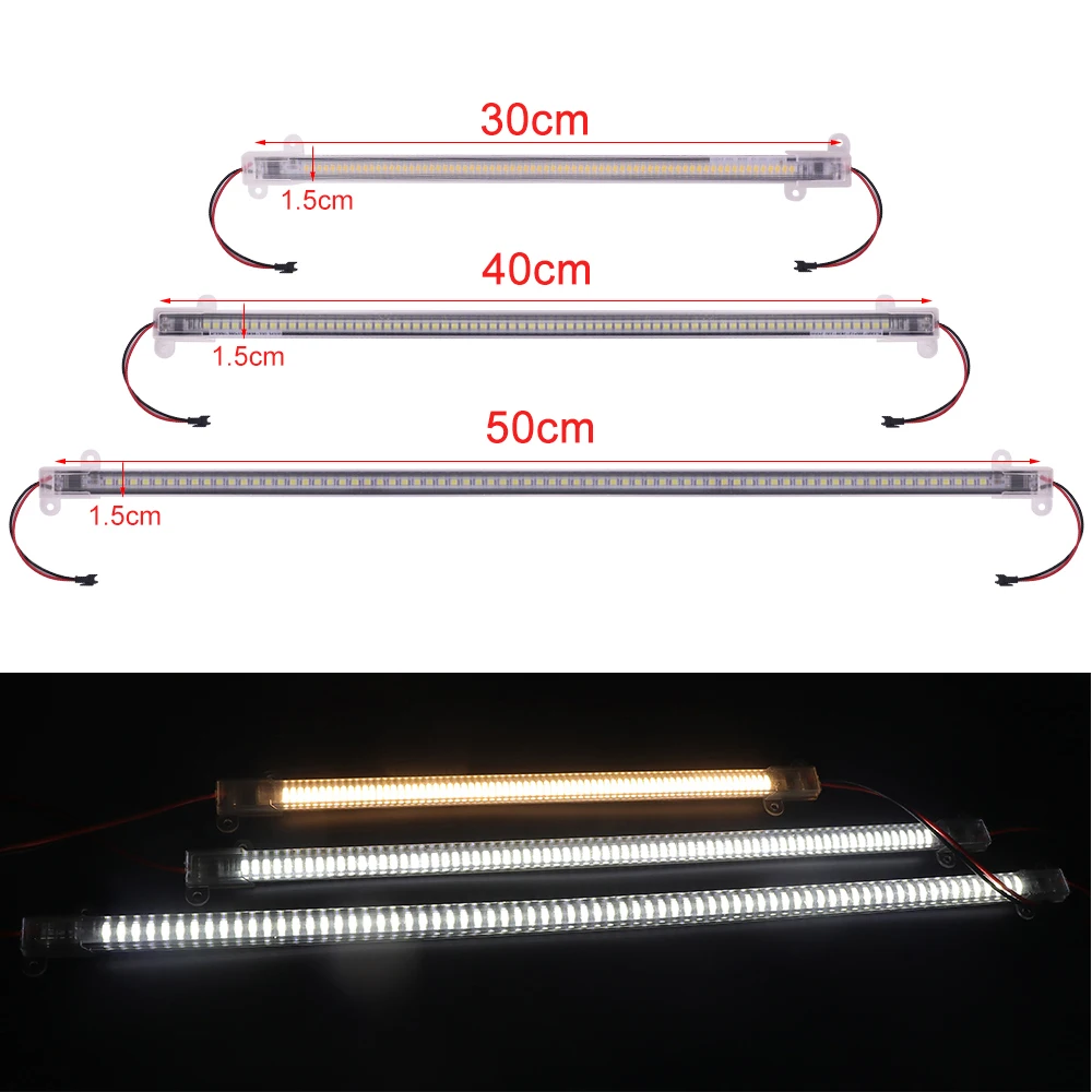 220V LED Bar Lights 72LEDs/m 30/40/50cm For Under Cabinet