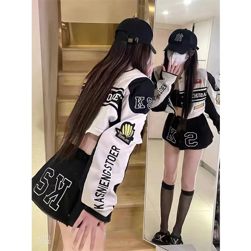 YICIYA jackets coats bomber winter clothes women Detachable Varsity Jacket  Racing car Long sleeve Baseball Oversize 2023 coat - AliExpress