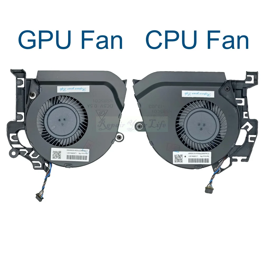 ゼンU 15P CPU GPU Fans Cooler For HP ZBook Studio 15 G5 G6 15G5 15G6