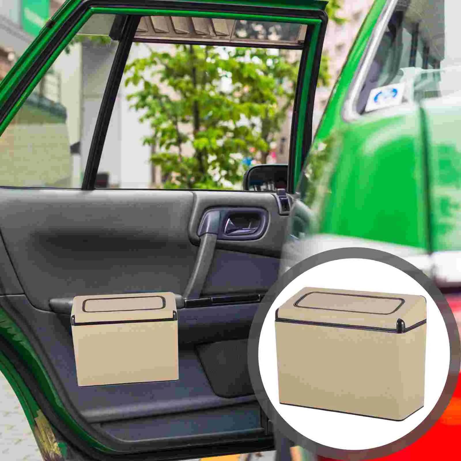 

Creative Large Capacity Mini Garbage Bin for Automotive Car Home Office Kitchen