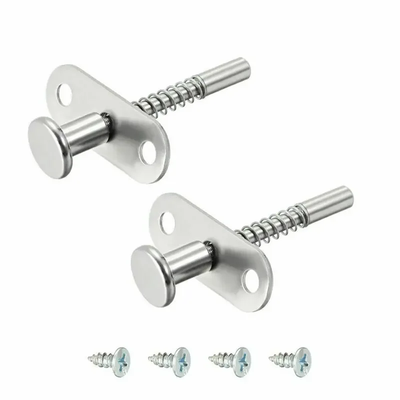 Door Latch 2pcs Plunger Latches Spring-Loaded
