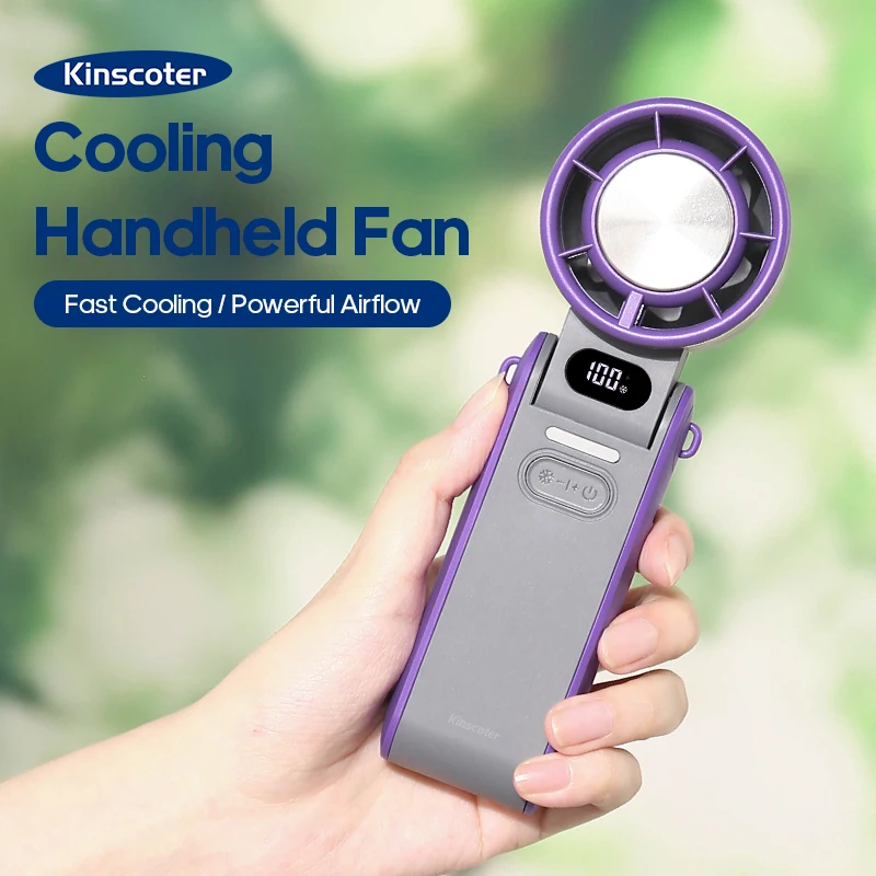 Portable 3600mAh Rechargeable Handheld Turbo Fan