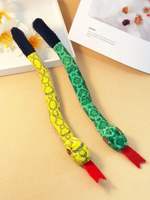 1 simulated snake pet toy cat and dog toy with bell ringing paper rustling cat and dog pet toy
