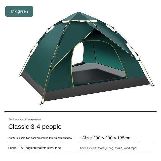 Instant PopUp 34 Person Tent Quick Setup for Camping Peak Hiking