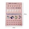 High Quality Painting Practice Template Reusable 12pcs Body Art Face Painting Essential For Practicing Basic Painting Skiils 6