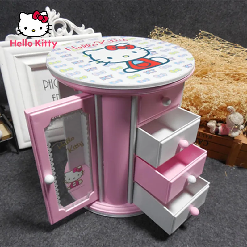 Музыкальная шкатулка TAKARA TOMY Hello Kitty, детская музыкальная шкатулка, шкатулка для хранения ювелирных изделий, креативный подарок девочке на день рождения, милый бутик